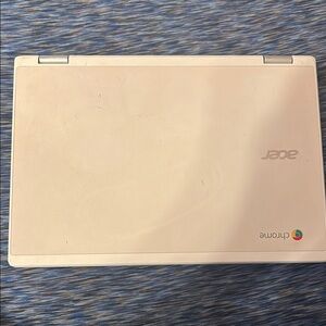 Acer White Convertible Laptop with 360-Degree Hinge